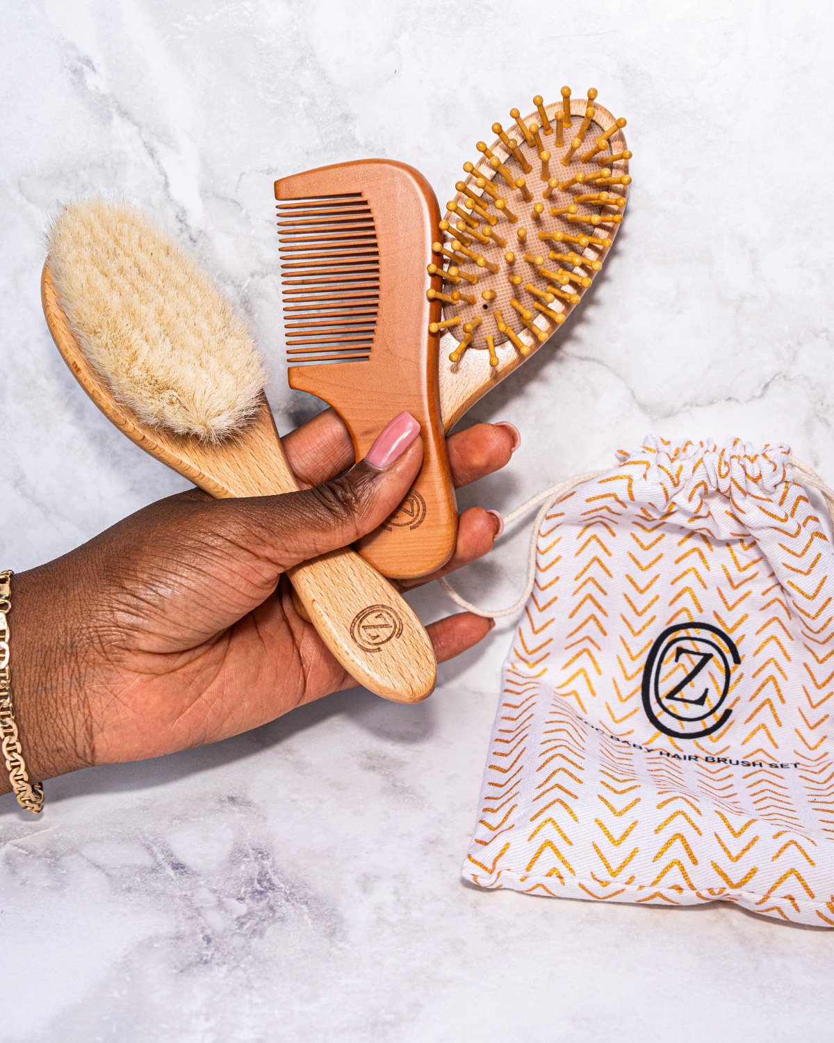 ZOC Baby Hair Brush Set