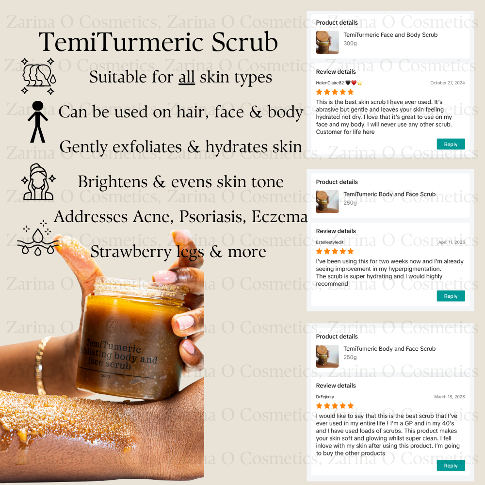 TemiTumeric Body and Face Scrub