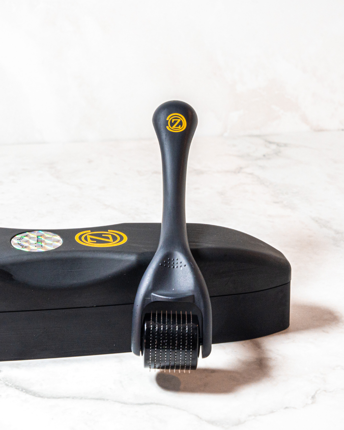 ZOC 1mm hair and beard derma roller with 540 titanium needles